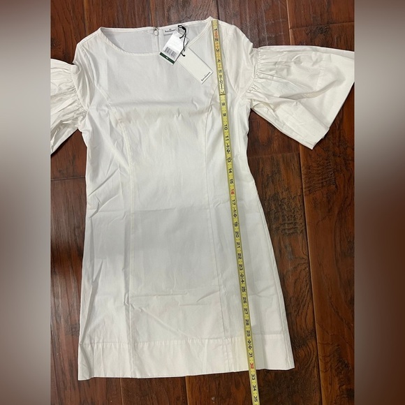 NWT Hermoza – Magdalena Flounce Short Sleeve Mini Dress in White - Picture 10 of 10